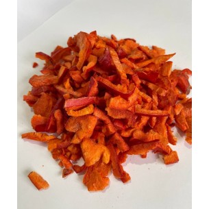 Freeze-dried sweet pepper