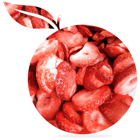 Capsuni liofilizate felii