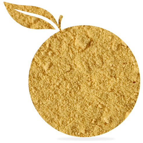 Freeze-dried orange powder